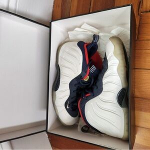 LeBron Nike Foamposite Independence Day colorway